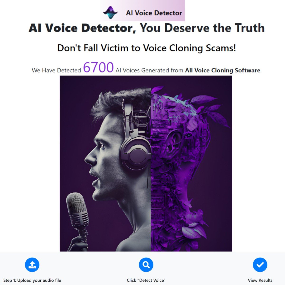AI Voice Detector screenshot