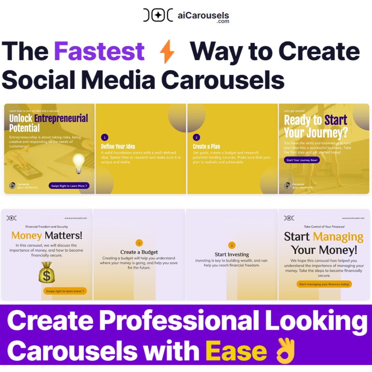 aiCarousels screenshot