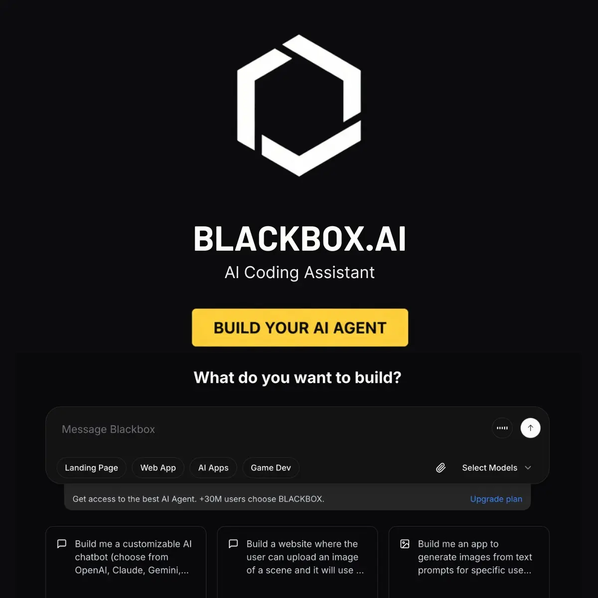 Blackbox AI screenshot