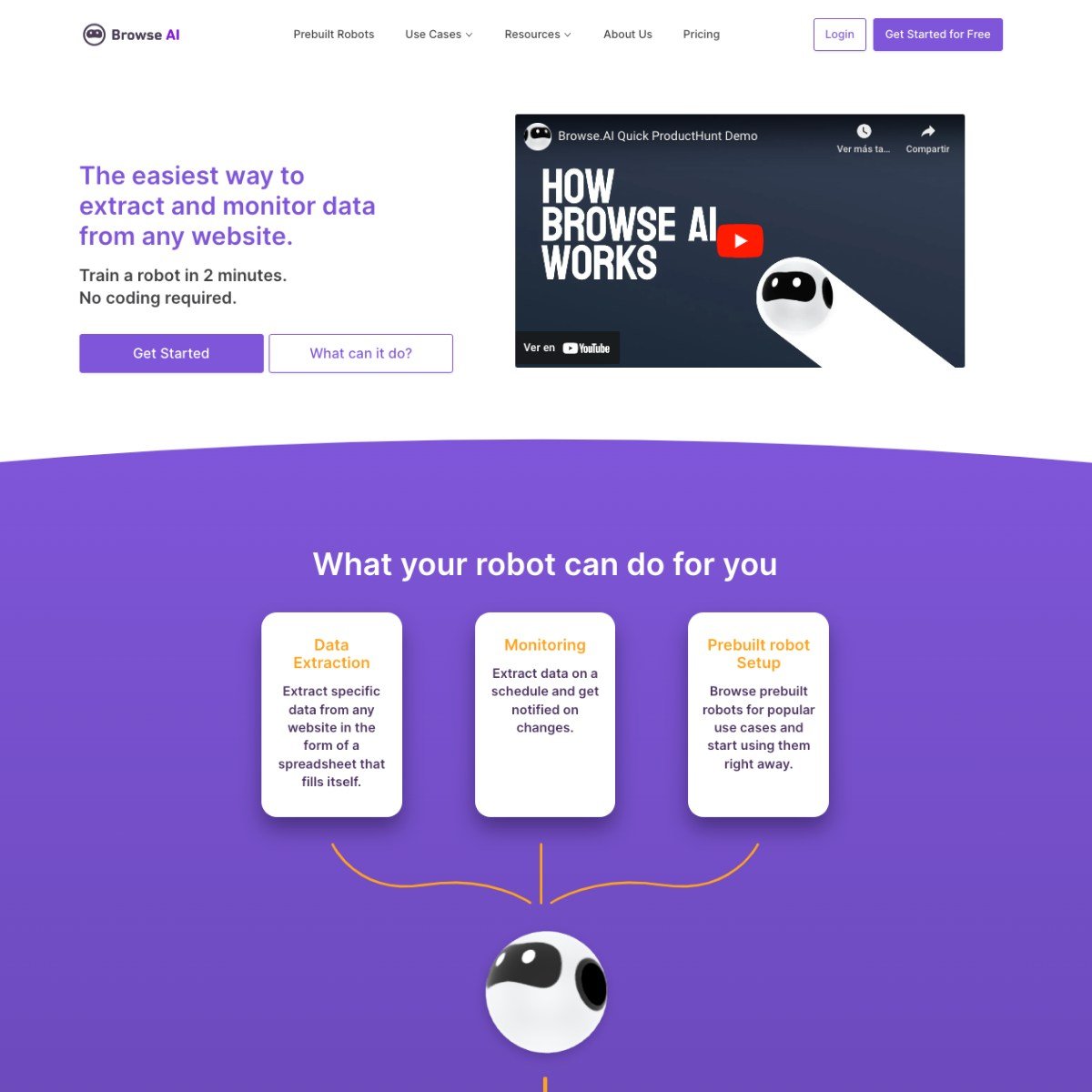 Browse AI screenshot