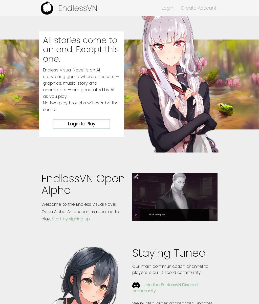 Endless VN screenshot