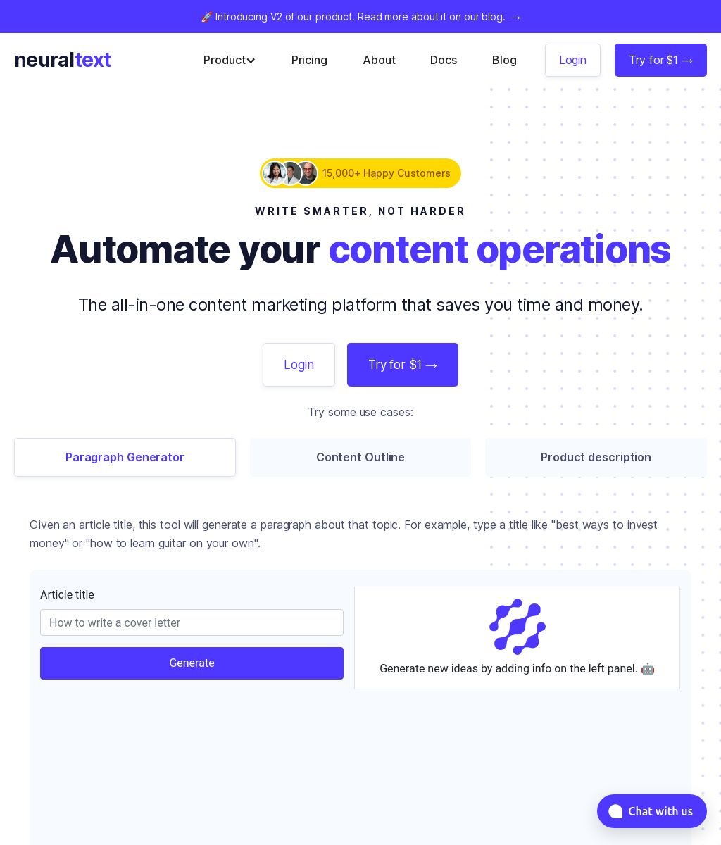 Neuraltext screenshot