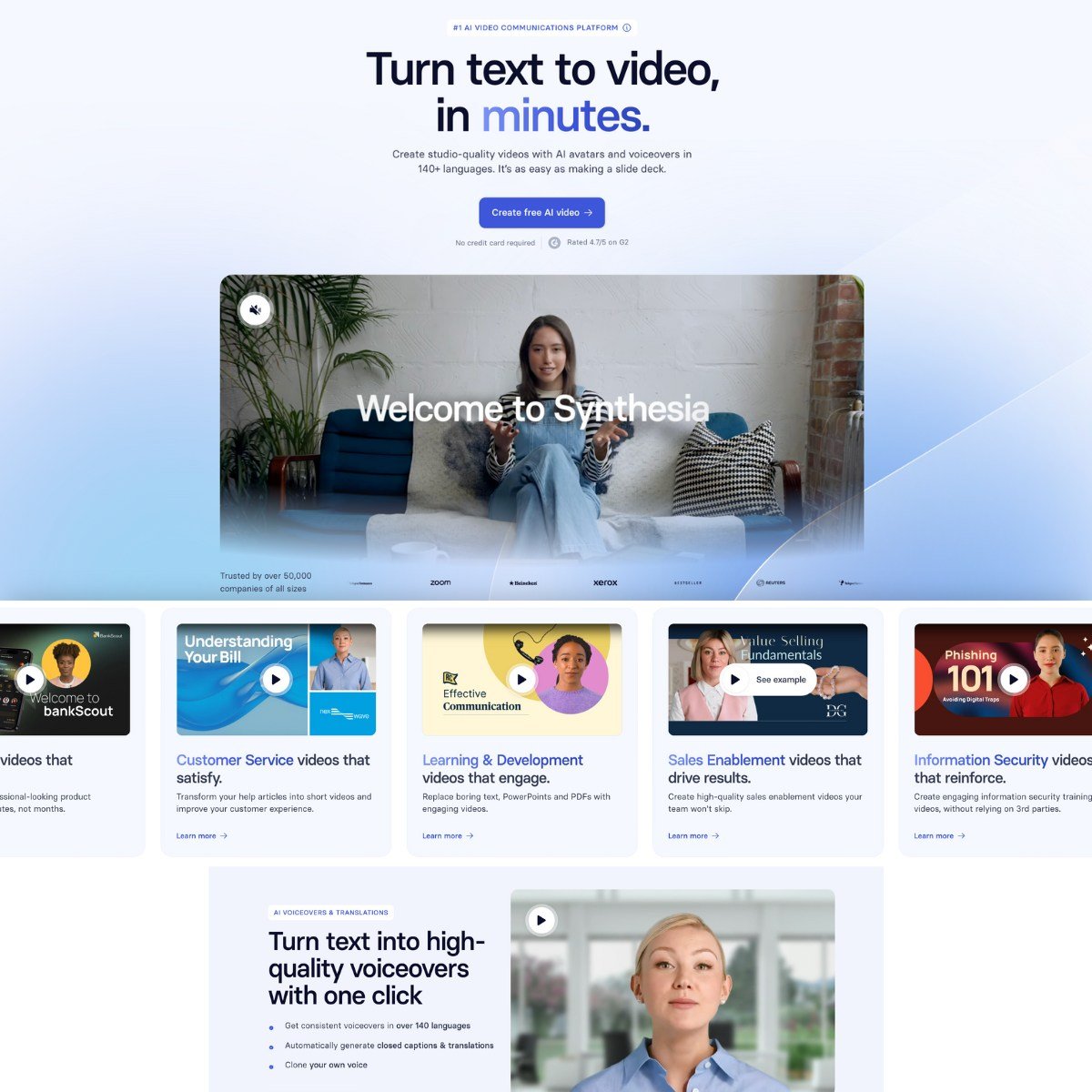 Synthesia screenshot